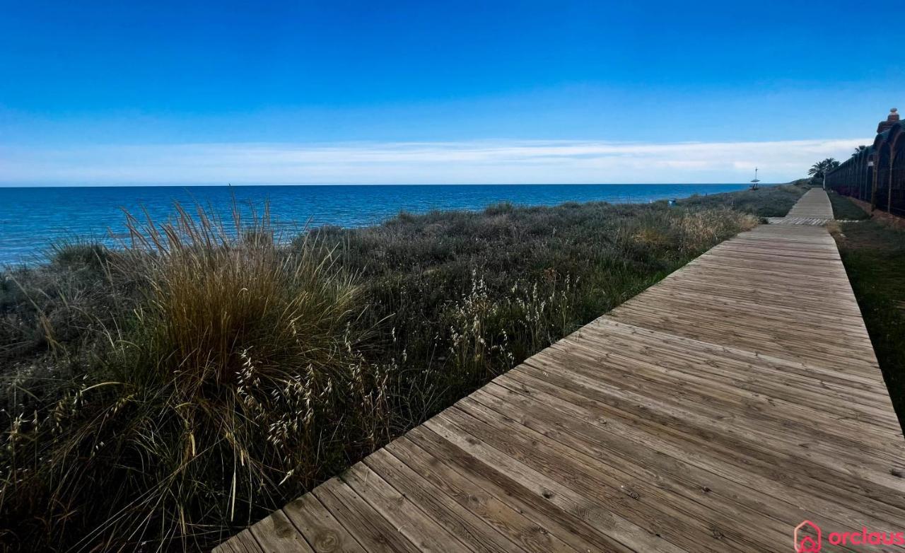 Ferienwohnung Acogedor Sierramar 1Era Linea Oropesa del Mar Exterior foto